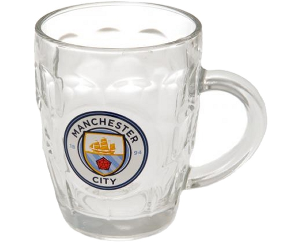 Manchester City vetro boccale