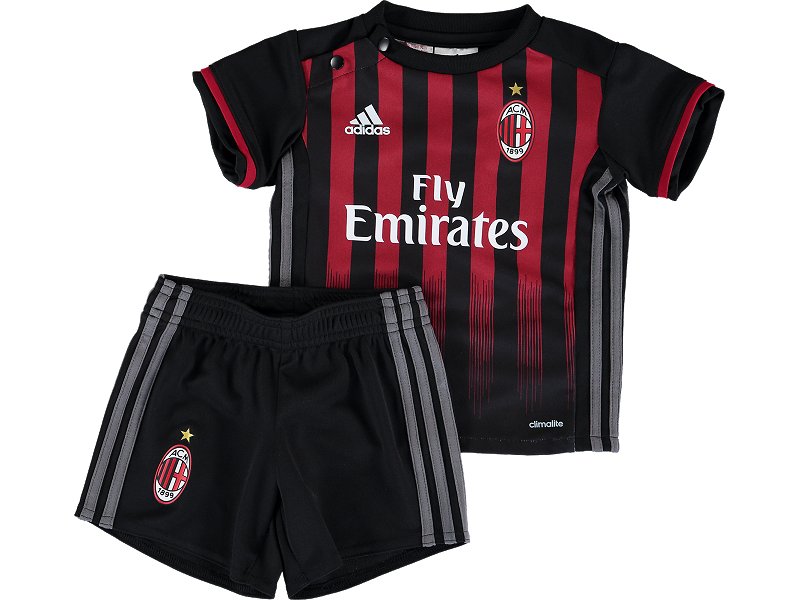 Milan Adidas completo da calcio ragazzo