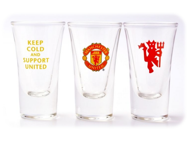 Manchester United bicchierini