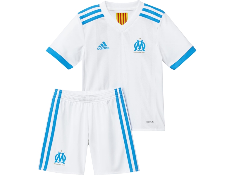 Olympique Marsiglia Adidas completo da calcio ragazzo