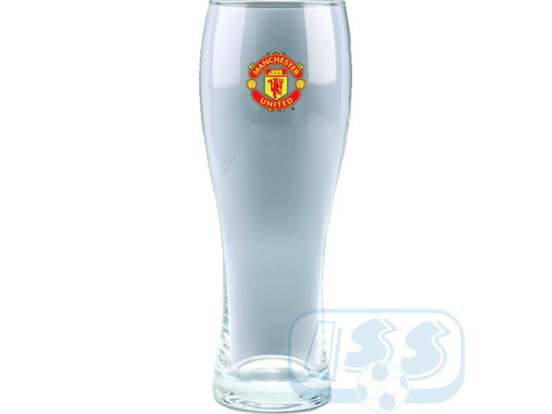 Manchester United bicchiere di birra