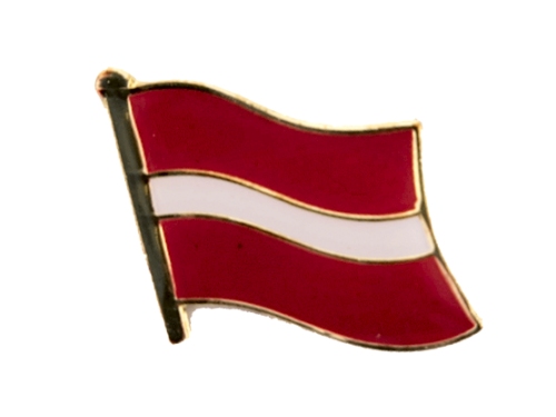 Lettonia pin distintivo