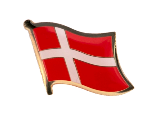 Danimarca pin distintivo