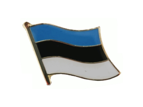 Estonia pin distintivo