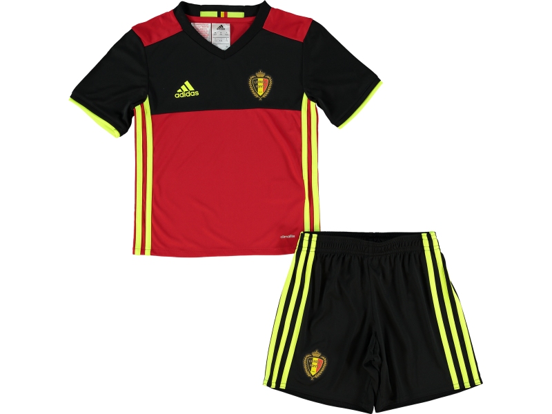 Belgio Adidas completo da calcio ragazzo