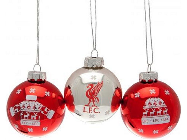 Liverpool Christmas baubles