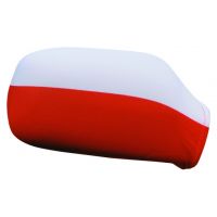 XPOL23: Polonia - bandiere specchio auto